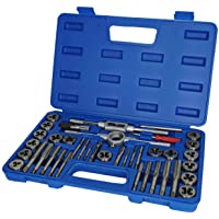 Juego de machos de roscar de acero de tungsteno- 40 piezas- M3-M12- especial para rosca fina